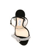 Jimmy Choo Thyra Crystal Sandals Jimmy Choo Thyra Crystal Sandals - BLACK CRYSTAL (Black)