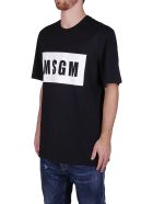 Black Cotton T-shirt MSGM Black Cotton T-shirt - Black
