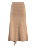 Pinko Pingpong Fringed Knit Skirt Pinko Pingpong Fringed Knit Skirt - brown
