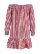 Michael Kors Sailor Knot Bar Shoulder Dress Michael Kors Sailor Knot Bar Shoulder Dress - Rosso