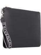 Givenchy Pouch With Logo Detail Wristlet Givenchy Pouch With Logo Detail Wristlet - black