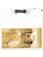 Versace T-shirt Versace T-shirt - Bianco, Nero e Oro