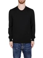 Alexander McQueen Black Wool Jumper Alexander McQueen Black Wool Jumper - Black