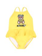 Moschino Yellow Swimsuit For Babygirl With Teddy Bear Moschino Yellow Swimsuit For Babygirl With Teddy Bear - Yellow