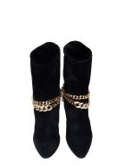 Alevì Futura 055 High Heels Ankle Boots In Black Suede Alevì Futura 055 High Heels Ankle Boots In Black Suede - black