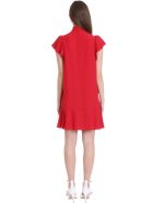 RED Valentino Dress In Red Viscose RED Valentino Dress In Red Viscose - red