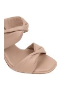 Aquazzura Twist 95 Sandals In Soft Leather Aquazzura Twist 95 Sandals In Soft Leather - Nude