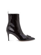 Vlogo Booties In Patent Leather Valentino Garavani Vlogo Booties In Patent Leather - Nero