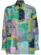 Versace Barocco Petchwork Print Silk Shirt Versace Barocco Petchwork Print Silk Shirt - Multicolor