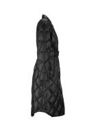 Burberry Mablethorpe - Diamond Quilted Coat In Nylon Canvas Burberry Mablethorpe - Diamond Quilted Coat In Nylon Canvas - Black