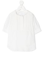 Chloé White Cotton Shirt With Lace Inserts Chloé White Cotton Shirt With Lace Inserts - White