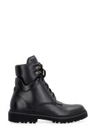 Moncler Patty Leather Ankle Boots Moncler Patty Leather Ankle Boots - black