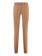 Parosh Liliuxy Flared Wool Trousers Parosh Liliuxy Flared Wool Trousers - Camel