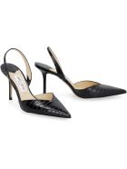 Jimmy Choo Thandi 85 Leather Slingback Pumps Jimmy Choo Thandi 85 Leather Slingback Pumps - black