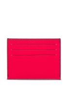 Givenchy Fragment Leather Card Holder Givenchy Fragment Leather Card Holder - Red