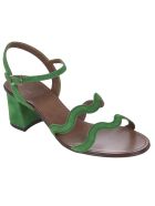 L'Autre Chose Side Buckled Strappy Sandals L'Autre Chose Side Buckled Strappy Sandals - Green