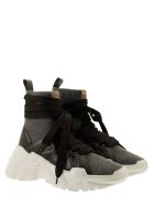 Agnona 2.28 Cashmere Sneakers Agnona 2.28 Cashmere Sneakers - Charcoal