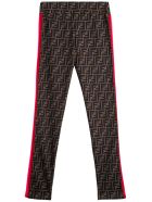 Fendi Lycra Ff Leggings Fendi Lycra Ff Leggings - Brown