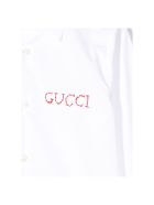 Gucci Kids Shirt With Embroidery Gucci Kids Shirt With Embroidery - White/multicolor