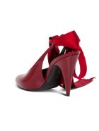 Saint Laurent Venus Pumps In Patent Leather With Satin Bow Saint Laurent Venus Pumps In Patent Leather With Satin Bow - Rosso