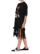 Palm Angels Rose Knot Dress Palm Angels Rose Knot Dress - Black White