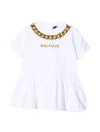 Balmain White T-shirt Dress Balmain White T-shirt Dress - Bianco