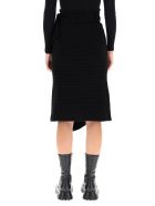 Sacai Wool Skirt With Ruffles Sacai Wool Skirt With Ruffles - 001 black