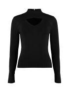 Michael Kors Collection Turtleneck Merino Wool Sweater Michael Kors Collection Turtleneck Merino Wool Sweater - Black