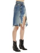 R13 Skirt R13 Skirt - Light blue