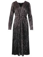 Malìparmi Pleated Lame Dress Malìparmi Pleated Lame Dress - BLACK LAMINATE