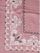 Destin Surl Printed Foulard Destin Surl Printed Foulard - Pink