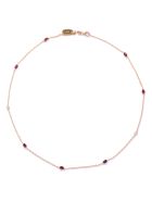Lo Spazio Ruby and Diamond Necklace Lo Spazio Jewelry Lo Spazio Ruby and Diamond Necklace - Ruby