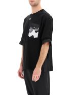 Dolce & Gabbana T-shirt With Nylon Inserts Dolce & Gabbana T-shirt With Nylon Inserts - BLACK