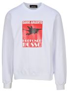 "profondo Rosso" Sweatshirt MSGM "profondo Rosso" Sweatshirt - Opticalwhite