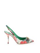 Dolce & Gabbana Cardinale Slingback Pumps 16 Patch Dolce & Gabbana Cardinale Slingback Pumps 16 Patch - Multicolore