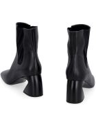 Jil Sander Leather Ankle Boots Jil Sander Leather Ankle Boots - black