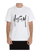 MSGM Logo T-shirt MSGM Logo T-shirt - OPTICAL WHITE