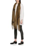 Cotton Scarf Uma Wang Cotton Scarf - Coffee/black