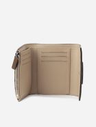 Wallet With All-over Monogram Print Emporio Armani Wallet With All-over Monogram Print - Marrone