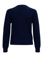 Kenzo Wool Sweater With Logo Kenzo Wool Sweater With Logo - Blu