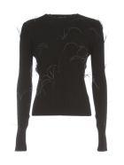 Marques'Almeida Light Weight Feather Crew Neck Jumper Marques'Almeida Light Weight Feather Crew Neck Jumper - Black