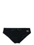 Dolce & Gabbana Logo Print Swim Briefs Dolce & Gabbana Logo Print Swim Briefs - black