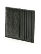 Bottega Veneta Unisex Intrecciato 15 Cardholder Bottega Veneta Unisex Intrecciato 15 Cardholder - Nero