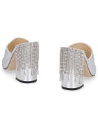 Jimmy Choo Baia Leather Mules Jimmy Choo Baia Leather Mules - silver