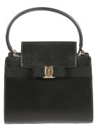 Salvatore Ferragamo Vara Shoulder Bag Salvatore Ferragamo Vara Shoulder Bag - Black