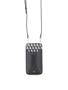 Anya Hindmarch Phone Pouch I Am A Plastic Bag Anya Hindmarch Phone Pouch I Am A Plastic Bag - CHARCOAL (Blue)