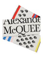 Alexander McQueen Scarf With Skull & Stripes Alexander McQueen Scarf With Skull & Stripes - Multicolor