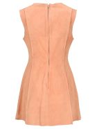 Marni Sleeveless Suede Tunic Dress Marni Sleeveless Suede Tunic Dress - ANITIQUE ROSE