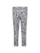 Simonetta Light Blue Pants For Girl Simonetta Light Blue Pants For Girl - Light Blue