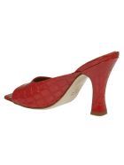 Paris Texas Red Crocodrile Mules Paris Texas Red Crocodrile Mules - Red